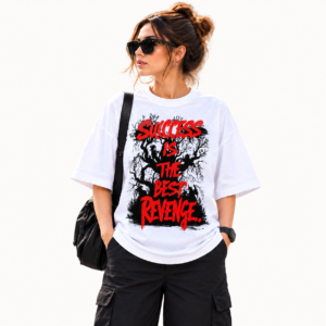 Comphy Female Oversized Graphic T-Shirt